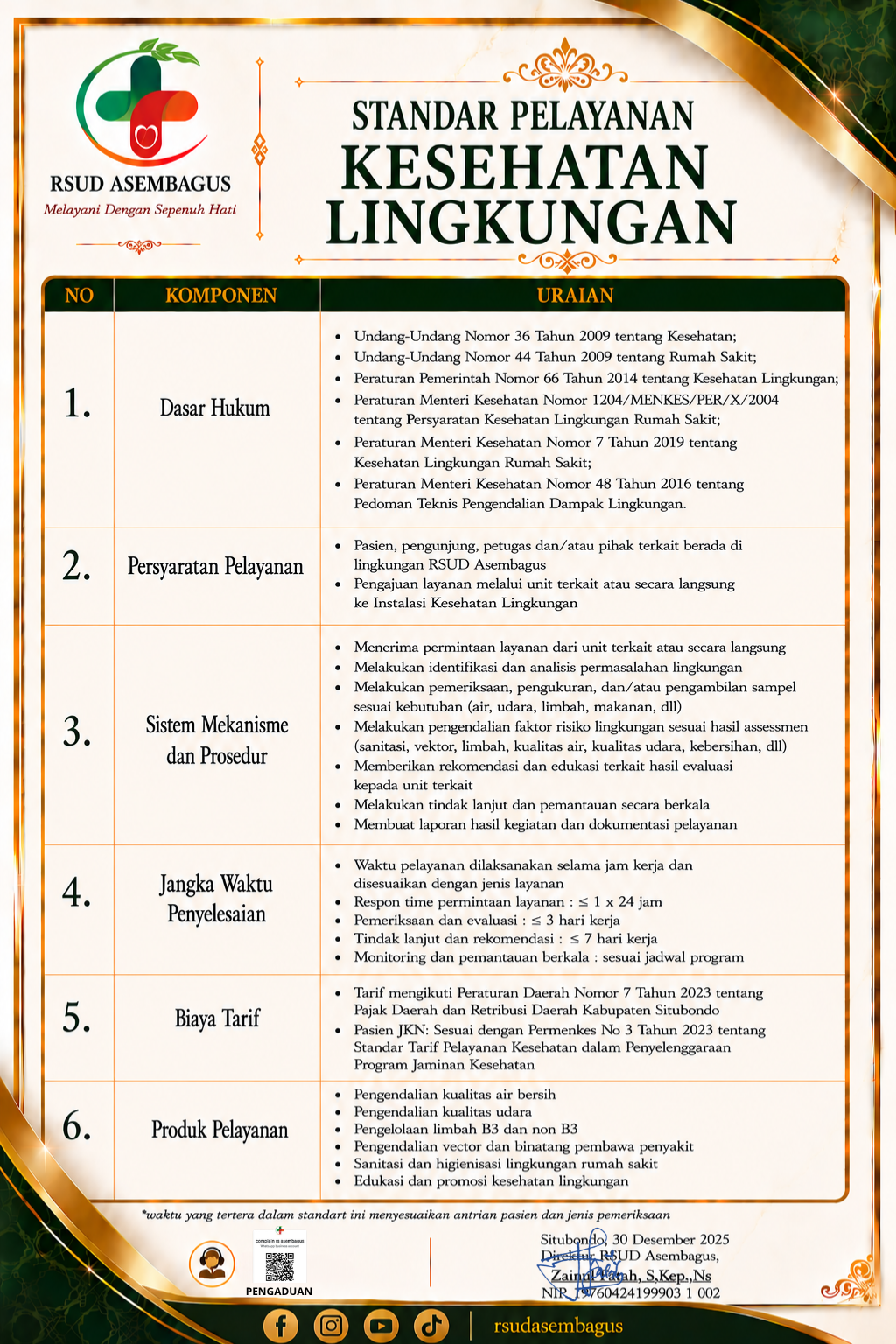 Pelayanan Sanitasi & Limbah