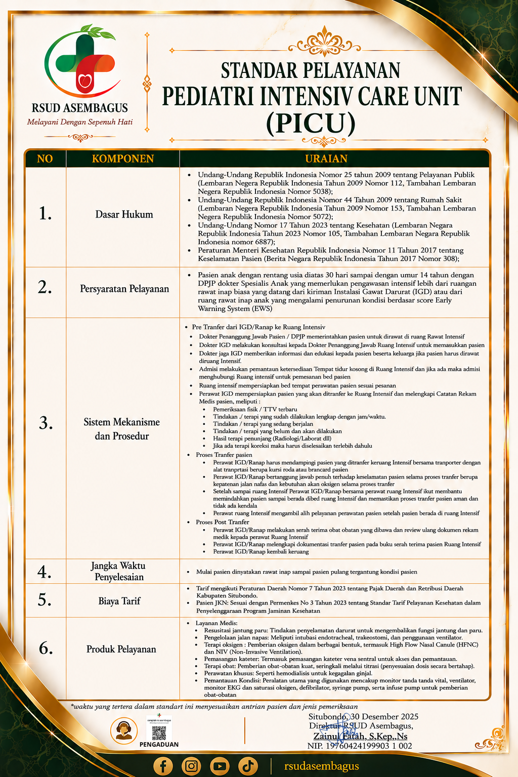 Pelayanan Pediatric Intensive Care Unit